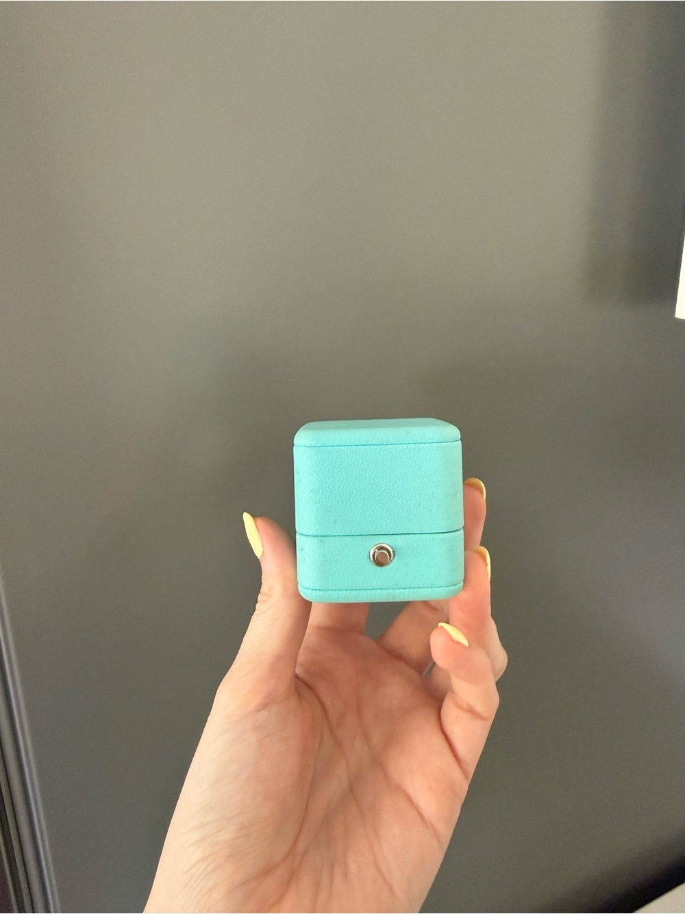 Tiffany & Co. Platinum Solitaire Ring with Tiffany Blue Box - Picture 10 of 12